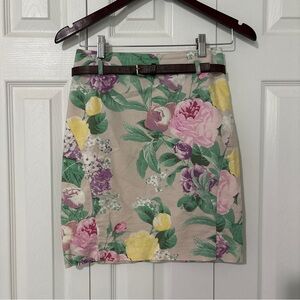 H&M Floral Pencil Skirt